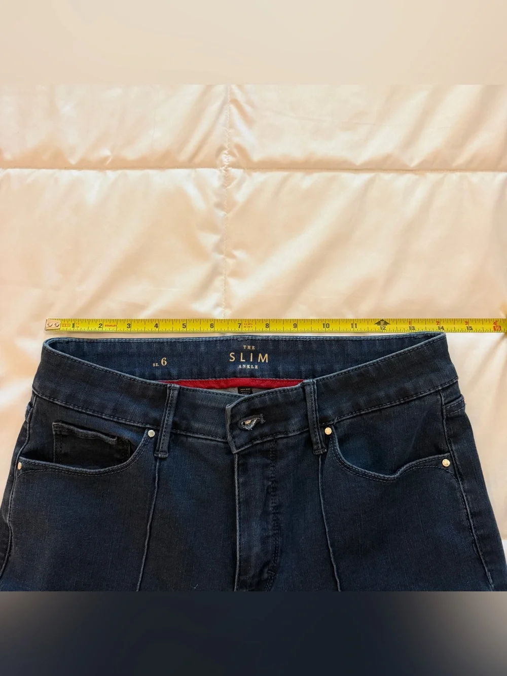 White House Black Market Slim Navy Skinny Jeans NWOT - Picture 8 of 8